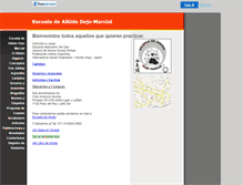 Tablet Screenshot of escueladeaikido.com.ar